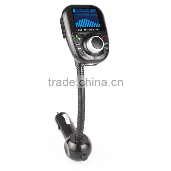 High End Car MP3 Player With Bluetooth Car Kit Car Charger FM Transmitter TF Card/USB Disk Cigar Lighter Lcd Sceen photo-3