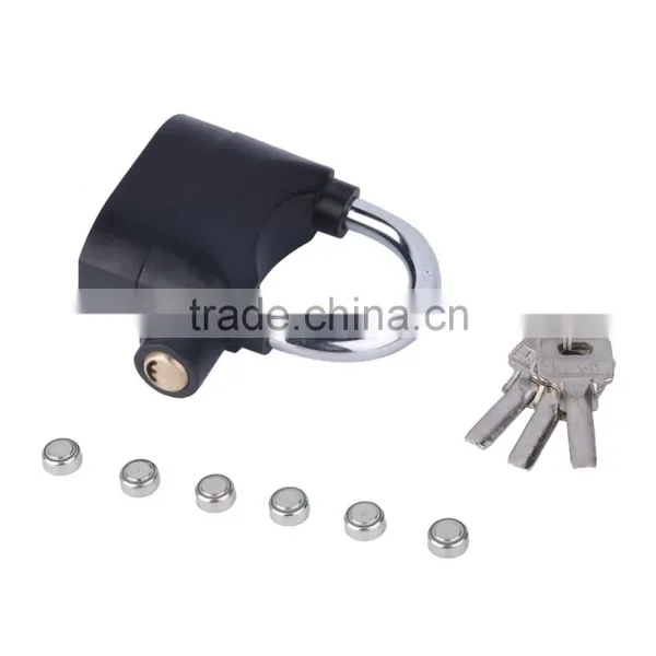 2017 Alarm Padlock Alarm Lock for Motorcycle Bike Bicycle Perfect Security With 110dB Alarm Pad Locks photo-2