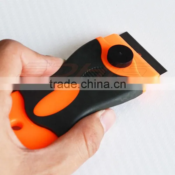 Lottery Ticket Scraper Rubber Spatula Plastic Scraper Felt Squeegee With 1.5 Inch Blade photo-3