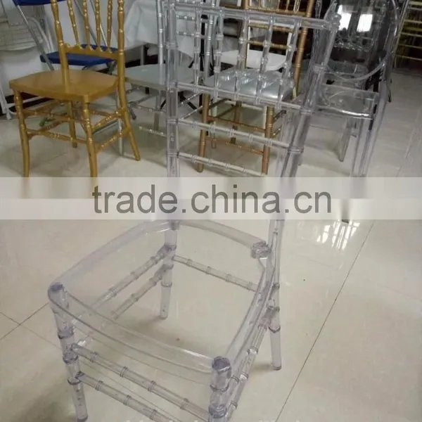 New Design Model Transparent Swivel Crystal Chiavari Chair Made by Resin photo-4