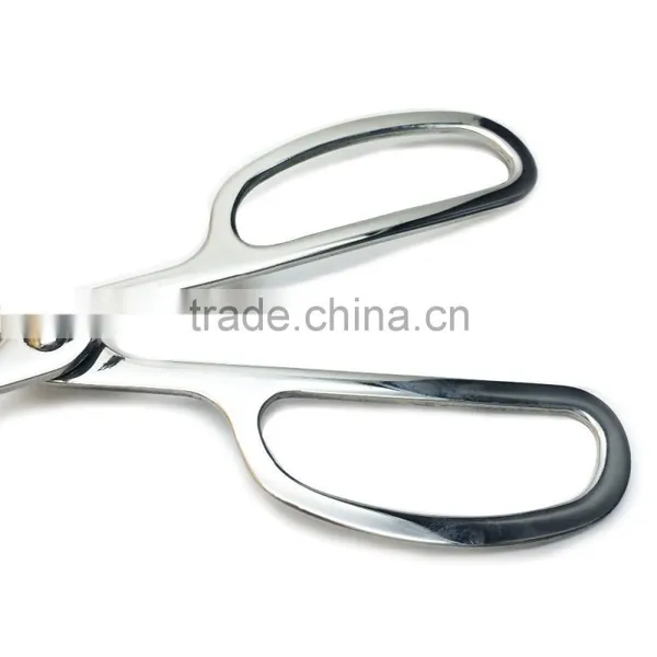 Kitchen Stainless Steel Bread Scissors Food Tongs Kitchen Accessories Stainless Steel BBQ Food Tongs photo-4