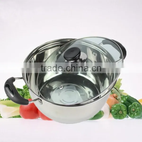 26cm Stainless Steel Soup Pot Kitchen Cooking Pot Stockpot for Gas and Induction Cooker photo-3