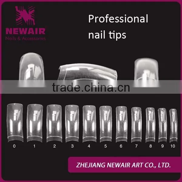 NEWAIR New Arrivals Salon 500pcs Clear Half Artificial Nail Tip Ultra-thin Transparent photo-5
