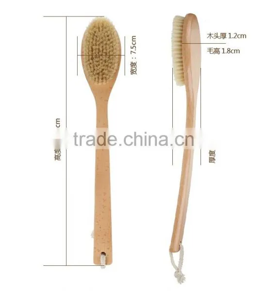 41.5 X 7.5cm Back Body Bath Wood Brush Massager photo-4