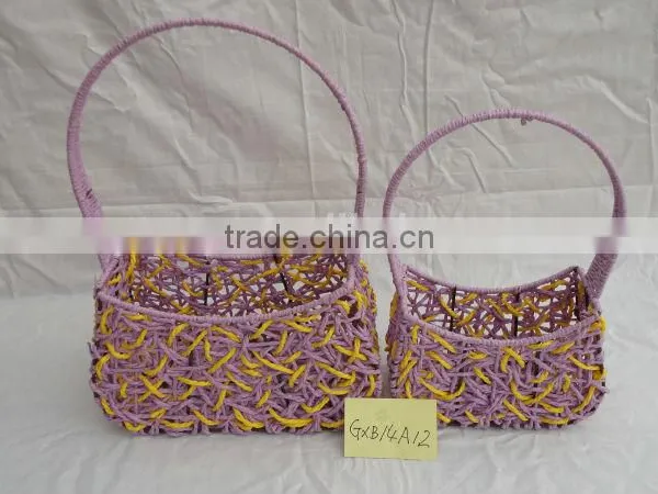 Paper Rope Storage Gift Basket photo-2