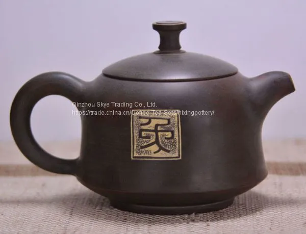 Pure Hand Carving Tea Pots Clay Teapot Rabbit Design Teapots Make in China photo-4