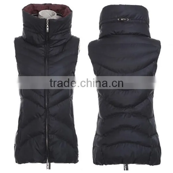 2015 Fast Delivery Customized Outdoor Woman Slim Down Vests photo-2