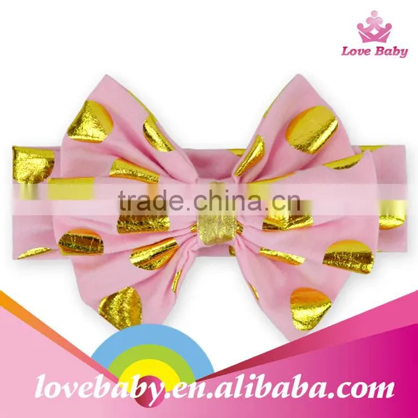 Pink Golden Dot Nappy Bloomers Golden Edged Ruffers Short Pants Infants Short Trousers photo-2