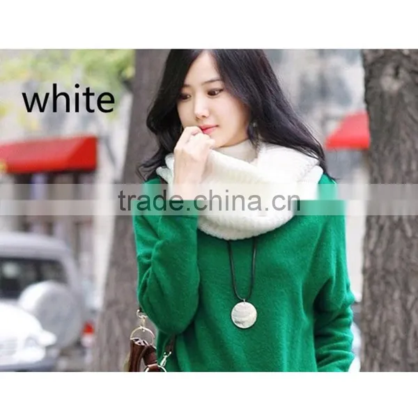 Simple and Fashion High Quality 7 Color Choice Circle Neckwear Lovely Magic Scarf Ladies Scarves photo-6