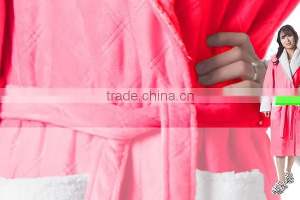 Pretty Girl New Design Coral Fleece Bathrobe photo-6