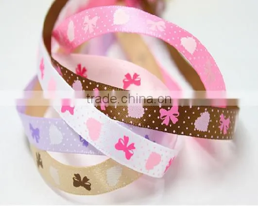 Hi-ana Ribbon 175 Chevron Printed Grosgrain Ribbon Cheer Bow Ribbon