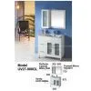 Glossy White Mdf Bathroom Cabinet photo-2