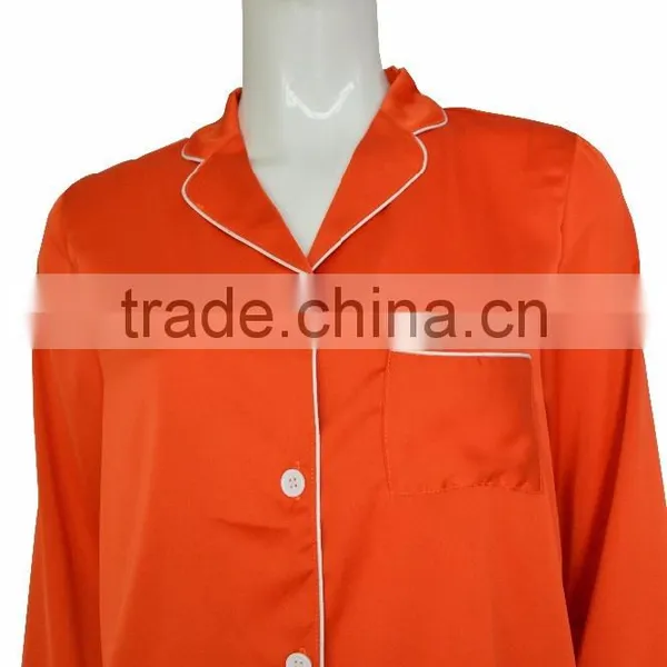 Comfortable Satin Chiffon Women Pajamas Set for Women photo-3