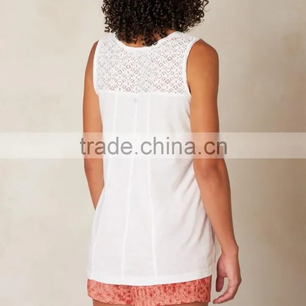 Dry Fit Polyester Fashion Wholesale Sports White Woman Yoga Shirts photo-2