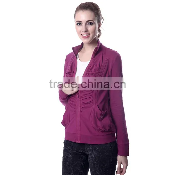 Women Korean Version of Spring Models Zipper Slim Small Suit Jacket photo-3
