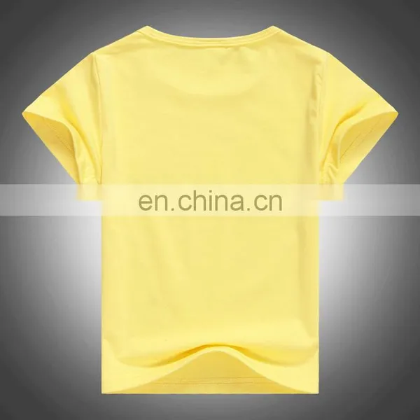 2016 Cheap Wholesale 100% Cotton Kids T-shirt,kids Plain Tshirts photo-2
