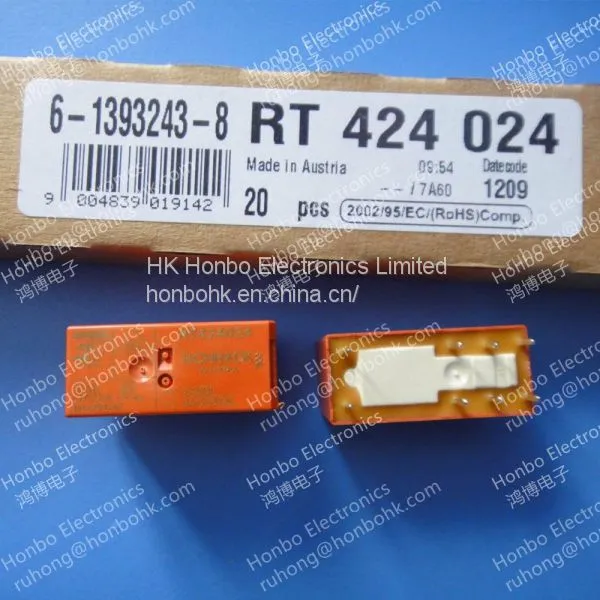 TE DIP Relay RT424005 RT424012 RT424024 photo-2