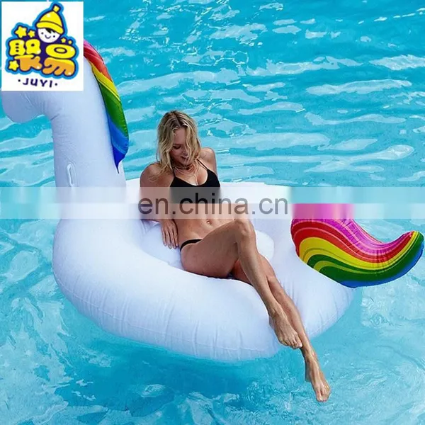 Eco-friendly 7 Color PVC Giant Pool Float Water Pool Floats Inflatable Unicorn photo-2