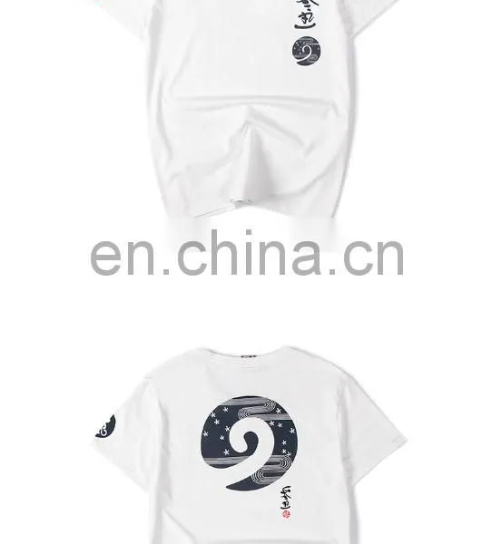Fashionable Bulk Tshirts Loose Fit Latest Two Color t Shirt Designs 2016 for Men Printing T-shirts photo-2
