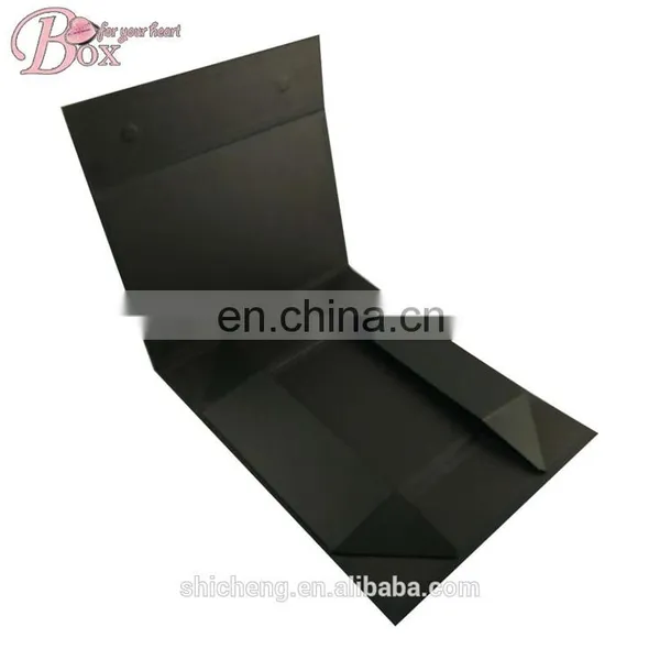 Custom Printed Magnetic Foldable Black Gift Box photo-3