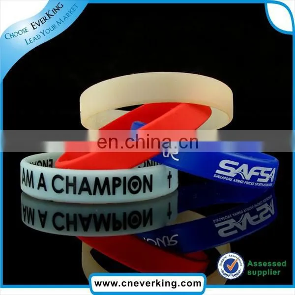 Cheap Custom Silicone Wristbands no Minimum photo-3