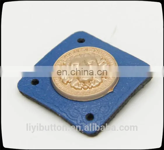 Fashion Leather Label for Jeans, PU Leather Label Patch