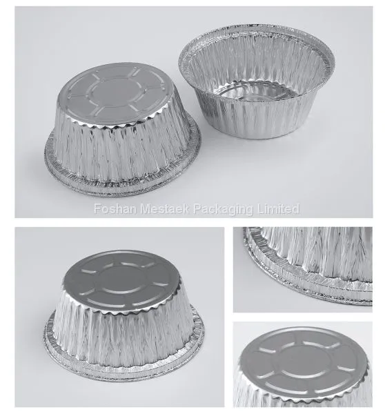 1lb. 5.3 Inch Disposable Aluminum Foil Soup Bowl photo-3