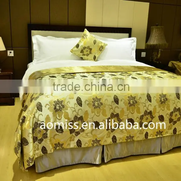 Hotel Bedspreads Polyester Hotel Bed Cover Bedspread for Hotel Bedding Sets photo-2