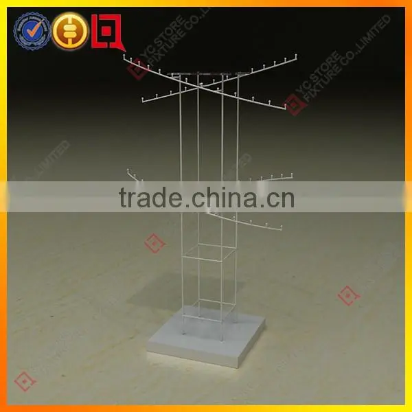 Fashion New Design Useful Metal Rotating Clothes Plastic Display Stand photo-5