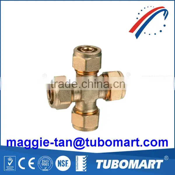 Brass Compression Pex Fitting for Pex Multilayer Water Pipe photo-5