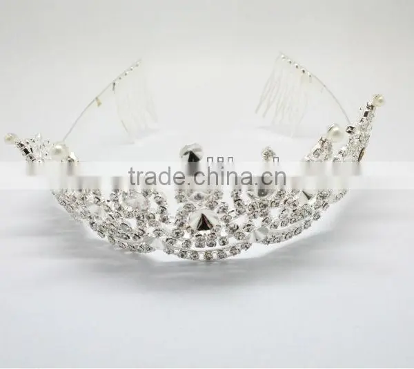 Vogue Jewelry Wedding Princess Crown for Girls and Tiaras Wholesale Crown