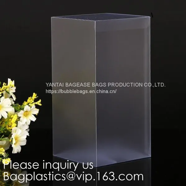 Frosted Plastic Box With Hanging Hole, Plastic Folding Box Custom PET/PVC/PS Folding Box photo-3