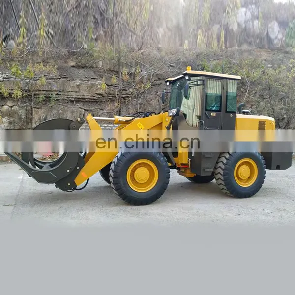 Hydraulic Joystick Control 938 ZL30 New 3 Ton Compact Front Loader With Log Grapple photo-5