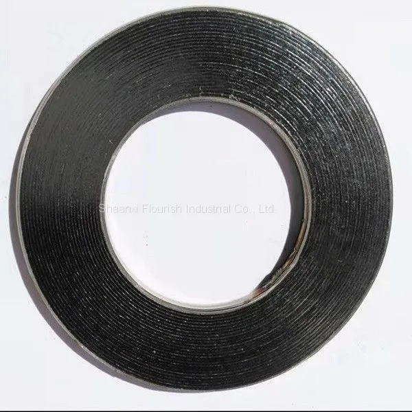 Basic Style Spiral Wound Gasket V Shaped Metallic Pipe Flange Gasket photo-3