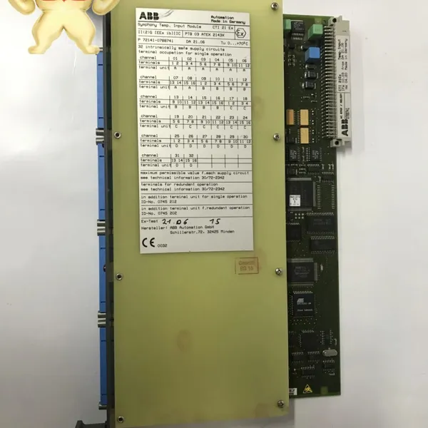 ABB 3BDH000741R1 CTI21-P – Pulse/Encoder Input Interface for ABB Control Systems photo-2