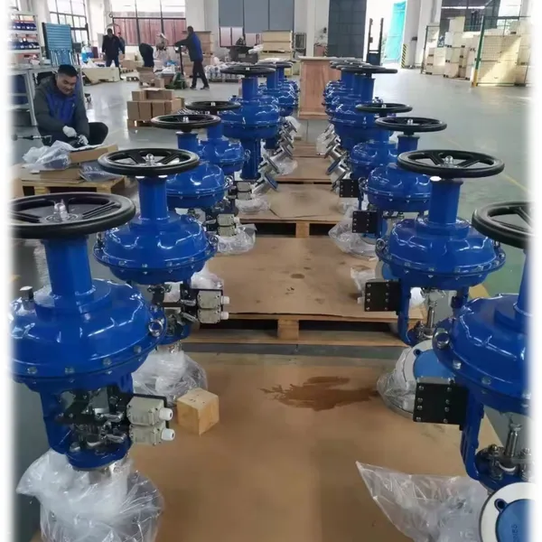 PTFE Lined Control Valve for Corrosive Chemical Applications