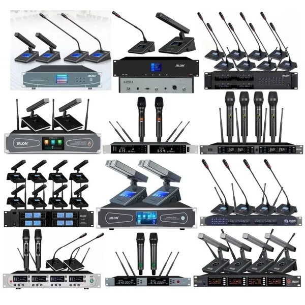 JRLON DH-1800 U-band Wireless One-to-eight Conference Microphone photo-3