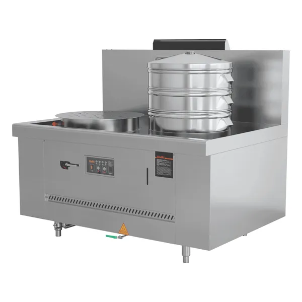 Bakery-Grade Gas Double Steamer with Automatic Water Level Control