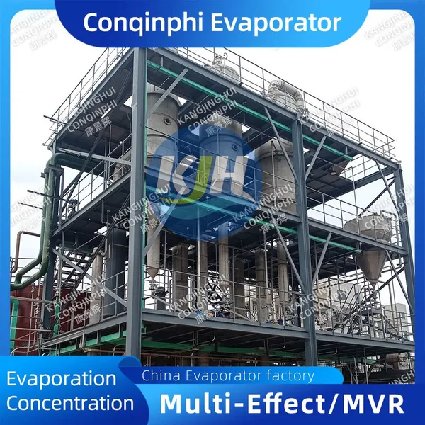 Industrial Evaporator for Wastewater Treatment Plant With High Salt Concentration Processing photo-3