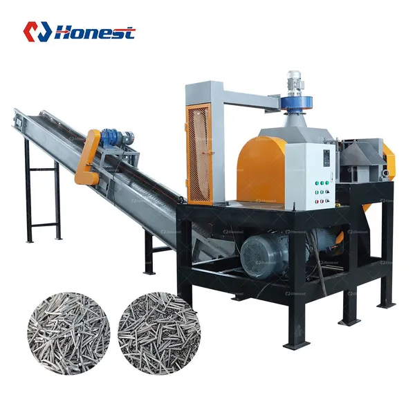 Waste Aluminium Steel Wire Cutting Machine ACSR Cable Cutting Sorting Recycling Machine photo-2