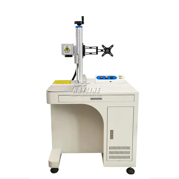 Desktop Fiber Laser Marking Machine Precision Metal Engraver for Hardware Tools Electronic Components Coding Manufacturer Supply