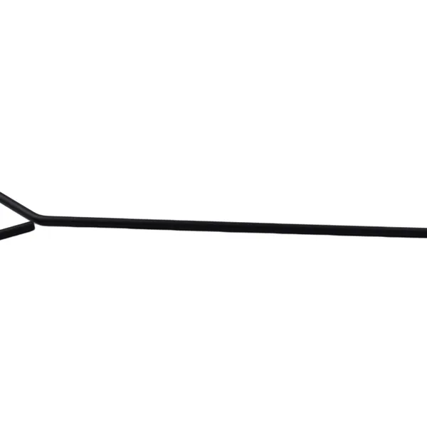 Manhole Cover Hook,Iron Handle Black Manhole Cover Hook With Triangle Handle, Outdoor Workshop Manhole Lid Tool Hook photo-5