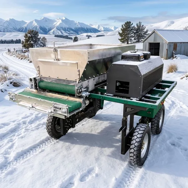 Remote Agricultural Spreader for Manure Fertilizer Compost and Livestock Feed photo-3