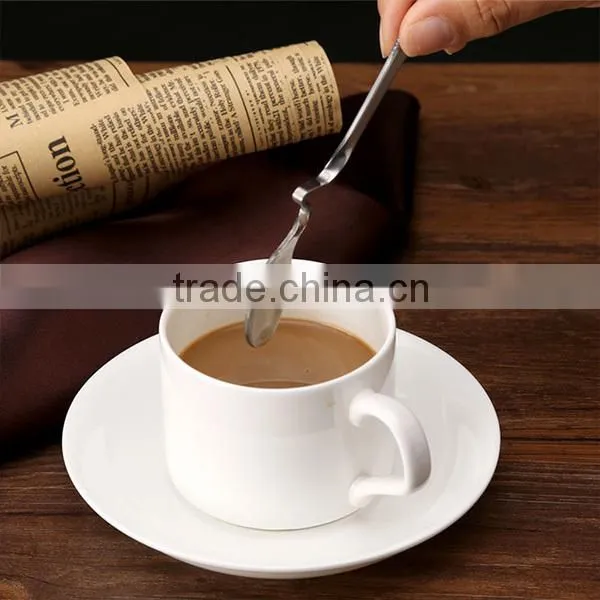 2 Size Stainless Steel Long Spoons for Coffee Soup Creative Coffee Spoon Stir photo-2