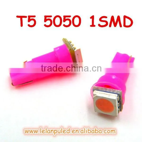 Factory Price!! T5 5050 1smd Car Interior Light Car Instrument Lamp photo-4