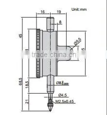INSIZE 2314-10A Ranges Desoldering Tide Force Oil Filter Switch Dial Digital Indicator Gauge photo-3