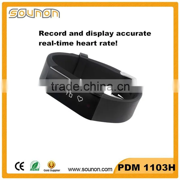 2016 OLED Touch Bluetooth 4.0 Waterproof Fitness Pedometers With Heart Rate Monitor Calorie Counter Smart Bracelet Wristband photo-6