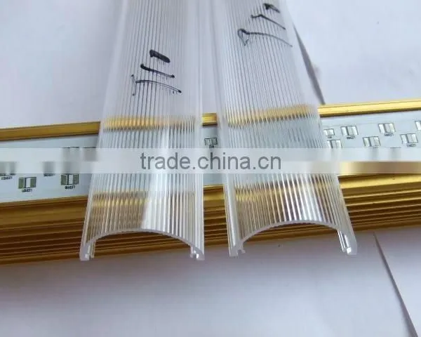high transparent PC Cover for led tube clear PC lamp shade