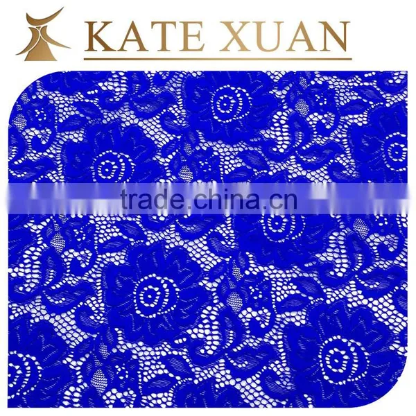 2016 Embroidery Spandex Lace Fabric Lace Dress Designs photo-4