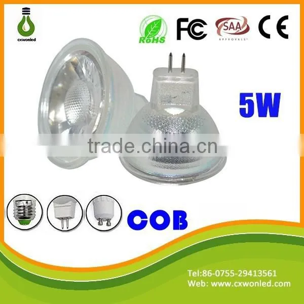 COB Led Ceiling Lights Mr16 5w Glass Led Spotlight photo-2